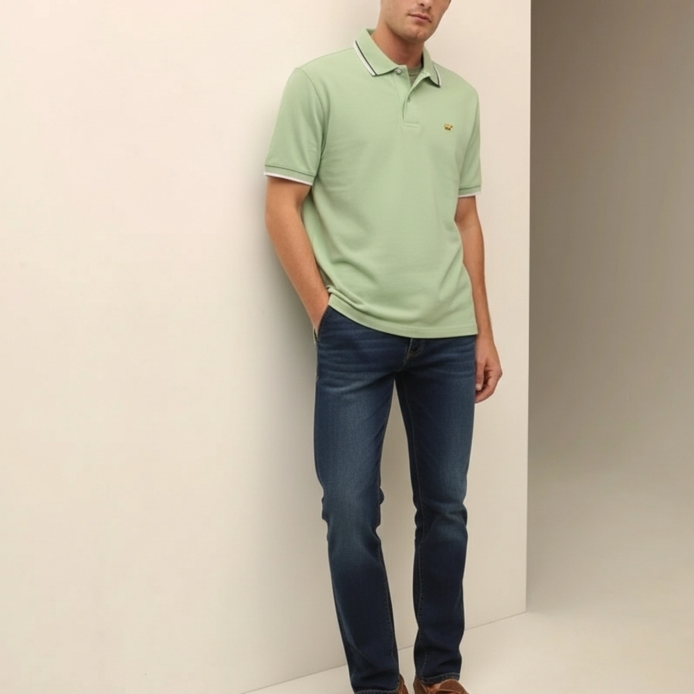 Men's Mint Green Polo Shirt